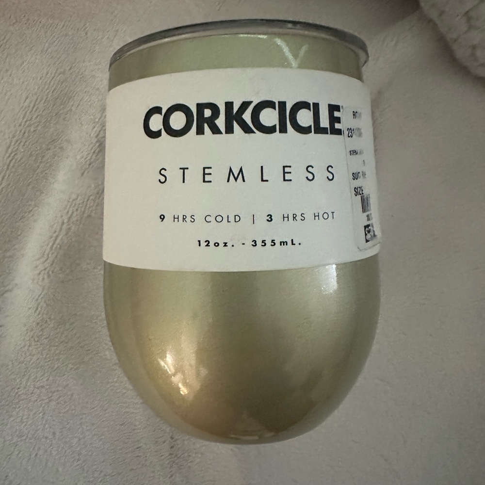 Corkcicle Gold Stemless Tumbler